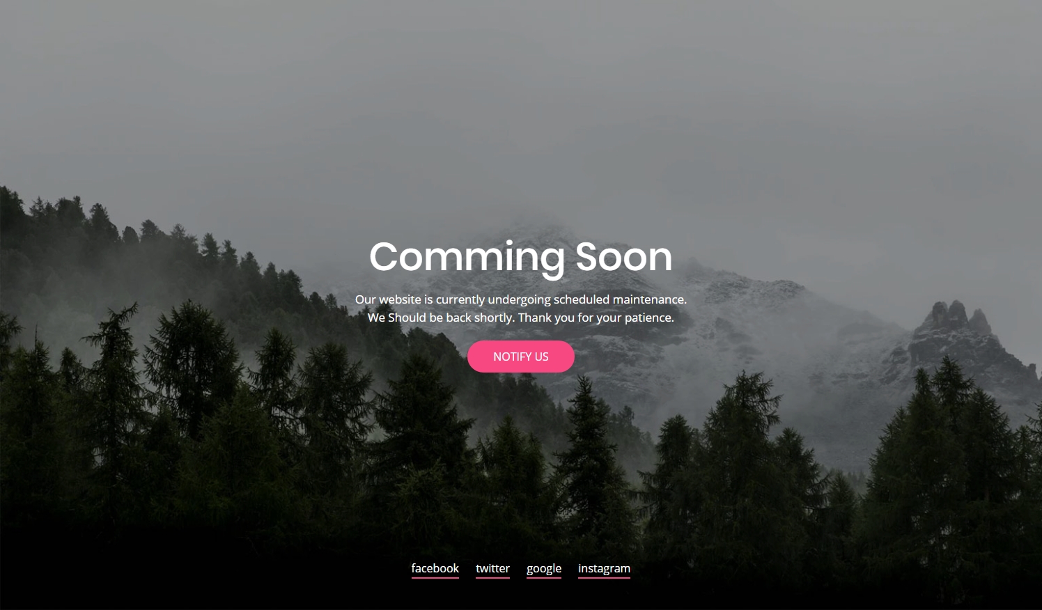 Coming Soon Template by Colorlib V18