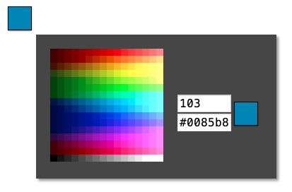 カラーピッカーライブラリ「Eight Bit Color Picker」