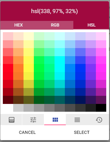 カラーピッカーライブラリ「md-color-picker」